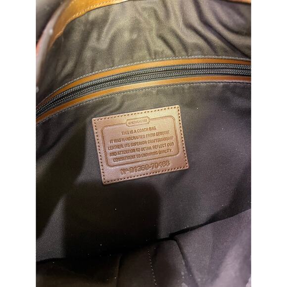 Coach‎ Bleaker Courier Men’s Messenger Bag, Soft Port Classic Rustic Old Money - Picture 6 of 16